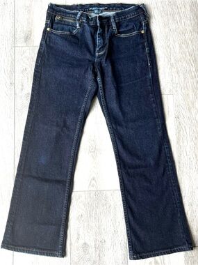 Ralph Lauren Tribeca 114 Dark Wash Bootcut Jeans Low Rise Y2K Size 28